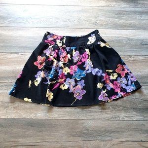 Candies Women Size 3 Skirt Short A Line Floral 27" Waist